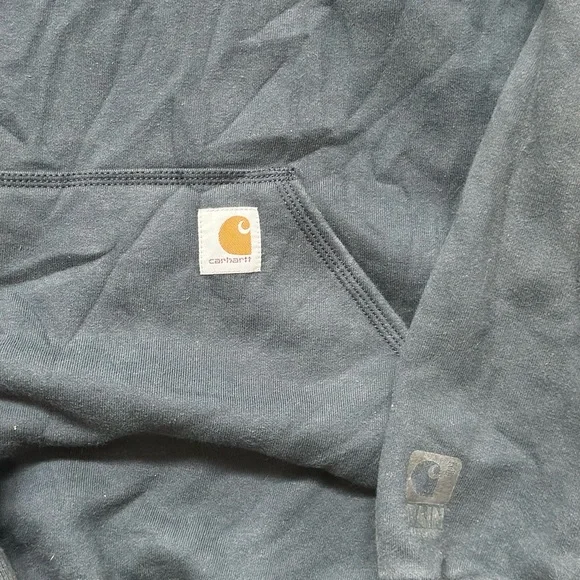 Carhartt Men's Black Hoodie - Picture 2 of 3
